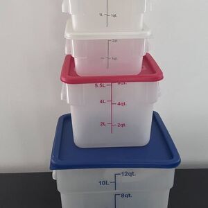Choice Commercial-Grade Square Food Storage Containers